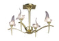 Mantra Viena 53cm Semi Flush Round 4 Light G9, Polished Brass