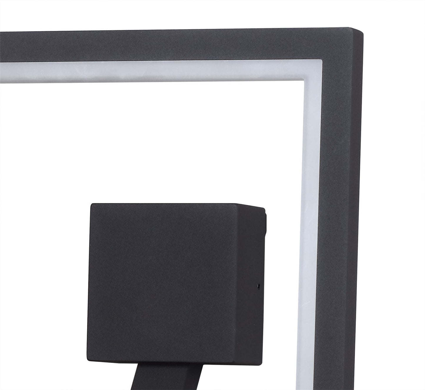 Mantra Fusion Rodas Wall Light, 9.5W LED, 3000K, 700lm, IP65, Anthracite, 3yrs Warranty