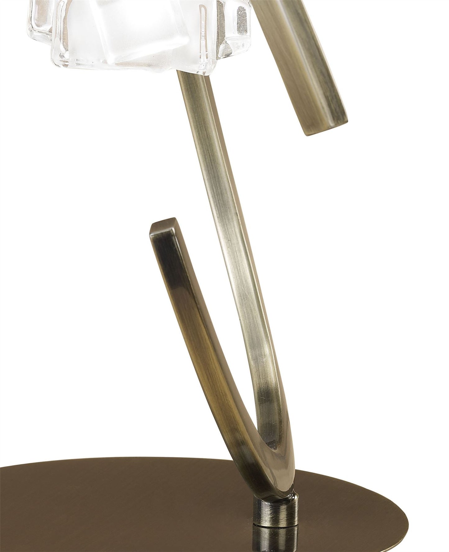 Mantra M1866 Ice Table Lamp 1 Light G9 ECO, Antique Brass