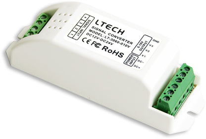 LTECH 3 Channel CV Power Repeater, 5/12/24V DC, 15A (5A x3CH), 75W/180W/360W, 3KV Optoelectronic Isolation Controllers