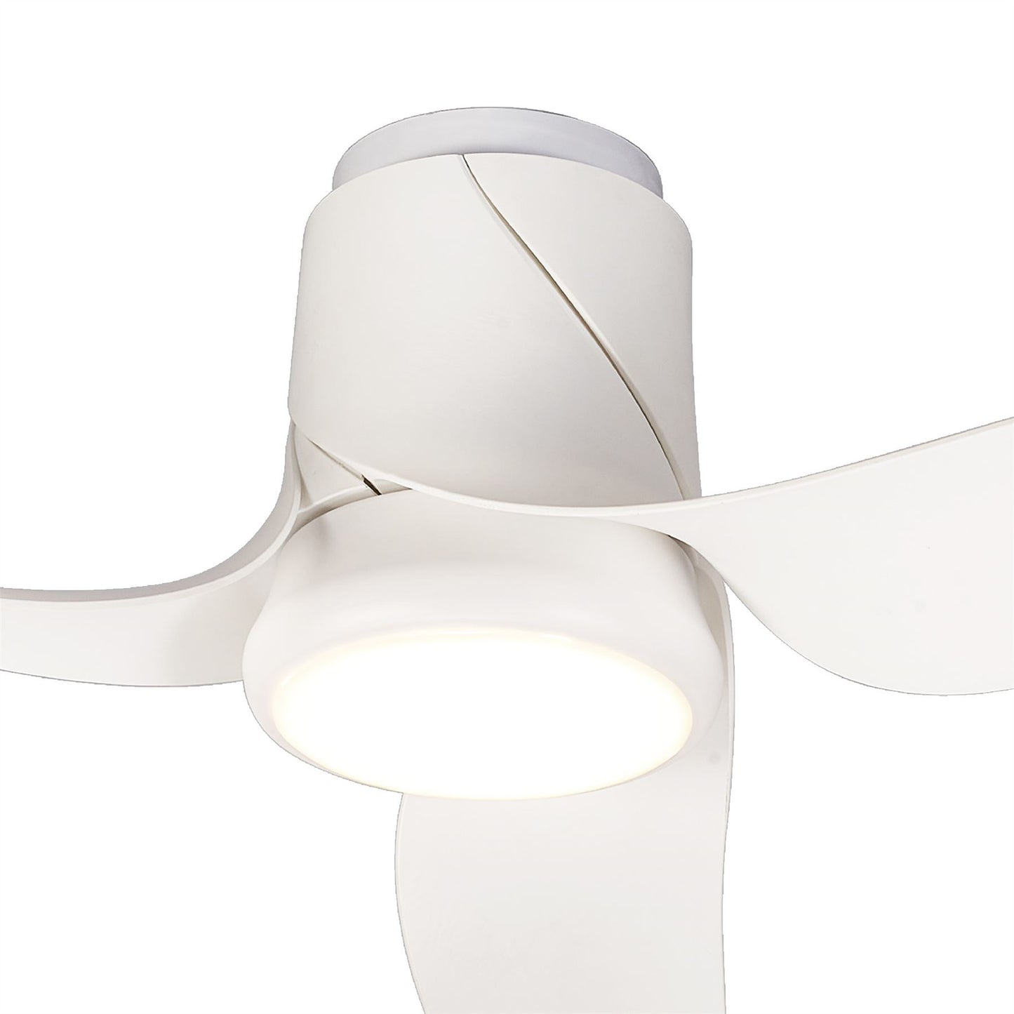 Ushuaia 133cm 30W LED Dimmable Ceiling Light With Built-In 35W DC Fan, 2700-5000K Remote & APP Control, 2400lm, White, 5yrs Warranty