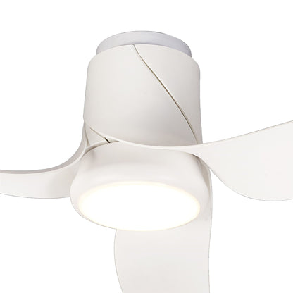 Ushuaia 133cm 30W LED Dimmable Ceiling Light With Built-In 35W DC Fan, 2700-5000K Remote & APP Control, 2400lm, White, 5yrs Warranty