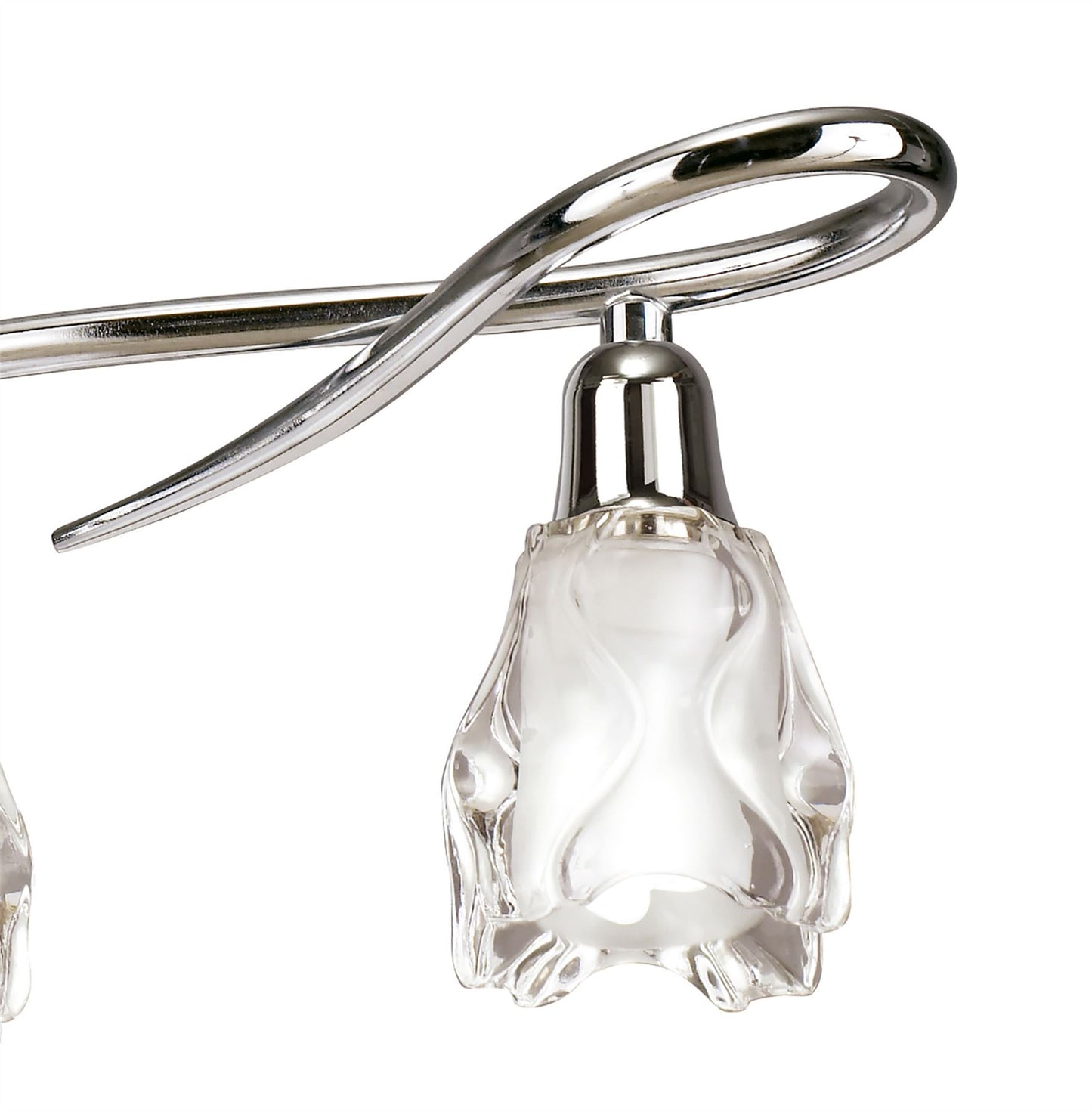 Mantra Amel Telescopic 4 Light L1, SGU10 Bar, Polished Chrome, CFL Lamps INCLUDED