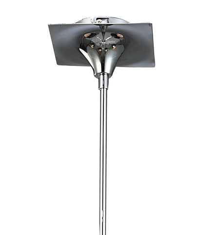Mantra M0342 Siena Pendant Round 6 Light E14, Polished Chrome with Black Shades and Black Crystal