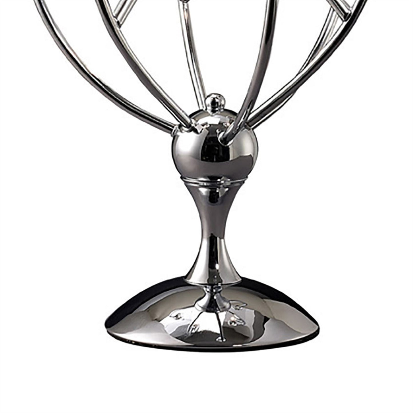Diyas Xeena Crystal Table Lamp 3 Light G4 Polished Chrome, NOT LED/CFL Compatible