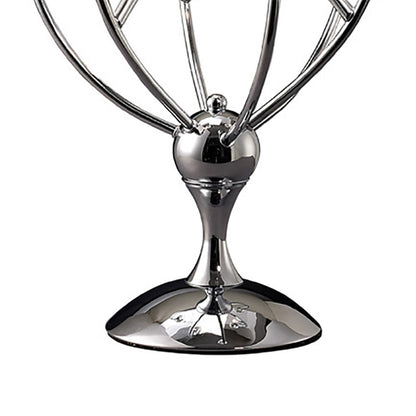 Diyas Xeena Crystal Table Lamp 3 Light G4 Polished Chrome, NOT LED/CFL Compatible