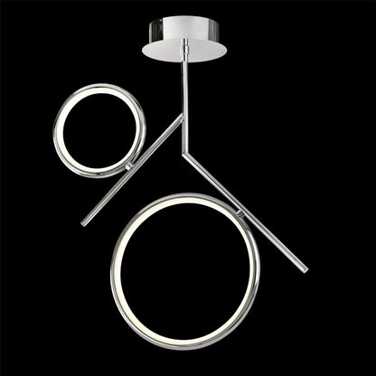 Mantra Olimpia Ceiling Light, 30W LED, 3000K, 2250lm, IP20, Chrome, 3yrs Warranty
