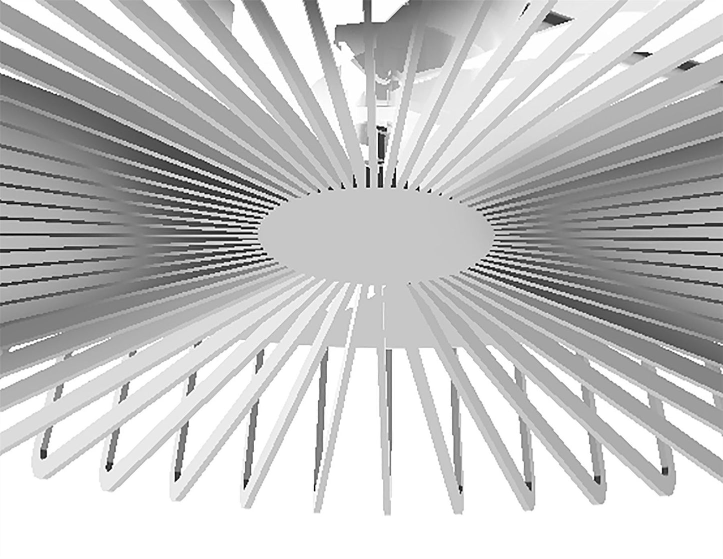Himalaya 63cm 70W LED Dimmable Light With Built-In 35W DC Reversible Fan, Remote, APP & Alexa/Google Voice Control, 4900lm, Silver, 5yrs Warranty