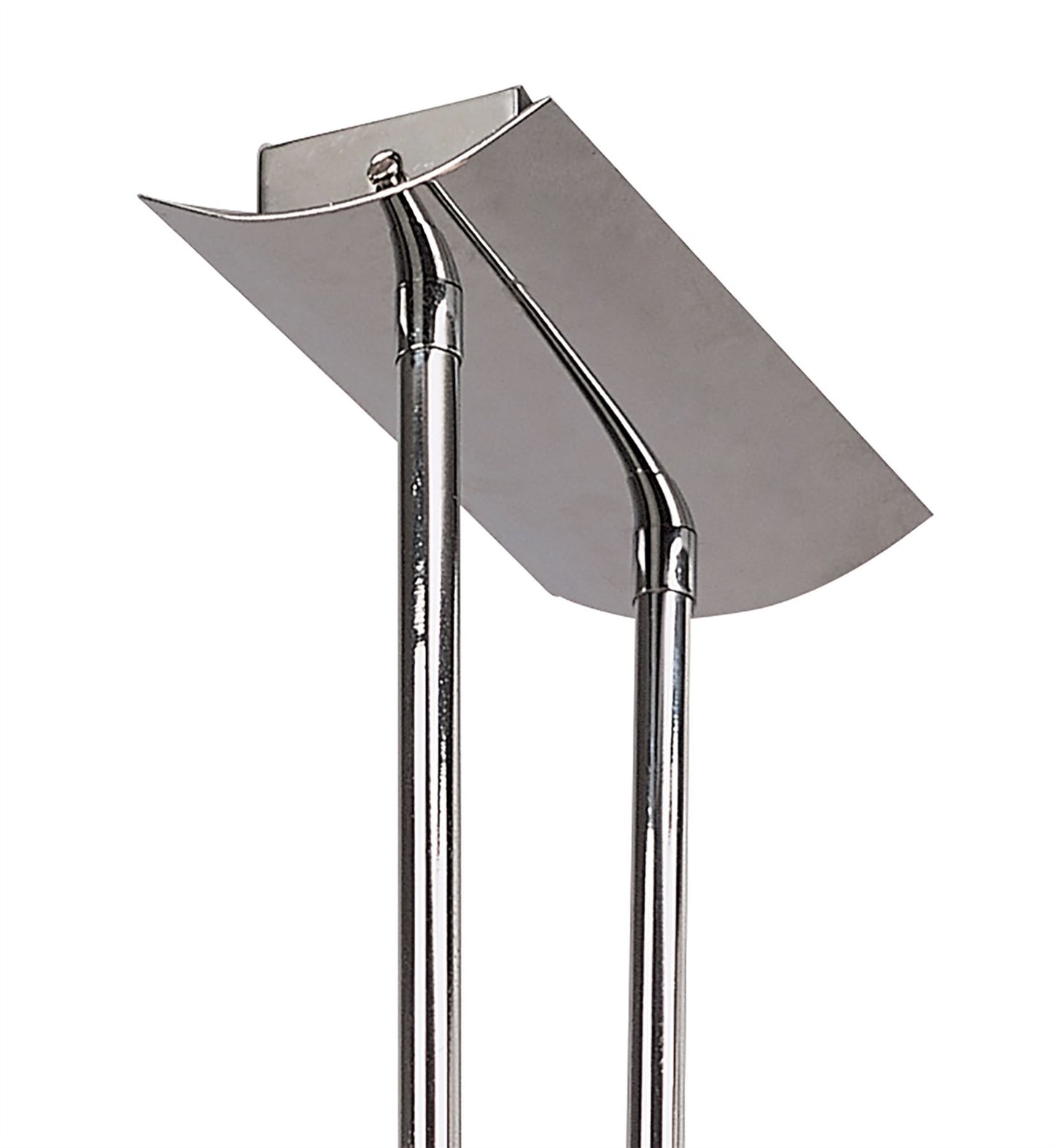 Mantra Lupa Telescopic Pendant Linear Bar 4 Light G9, Polished Chrome/Frosted White Glass