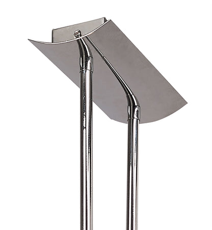 Mantra Lupa Telescopic Pendant Linear Bar 4 Light G9, Polished Chrome/Frosted White Glass