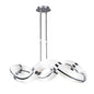 Mantra Guss GU10 Guss Telescopic GU10 8 Light L1/SGU10 Oval Curved, Polished Chrome/White Acrylic, CFL Lamps INCLUDED