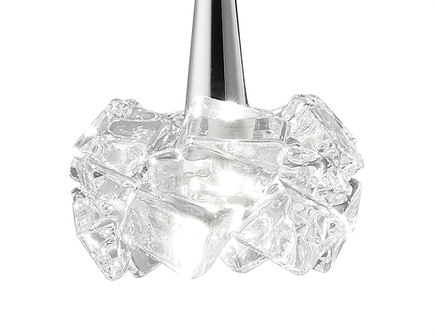 Mantra M3950 Artic Linear Pendant 4 Light G9 Line, Polished Chrome