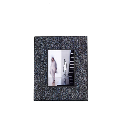 Diyas Home (DH) Silvia Mosaic Photo frame Black/Chrome Mosaic