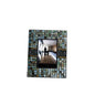 Diyas Home (DH) Addison Mosaic Photo frame Blue/Silver/French Gold Mosaic