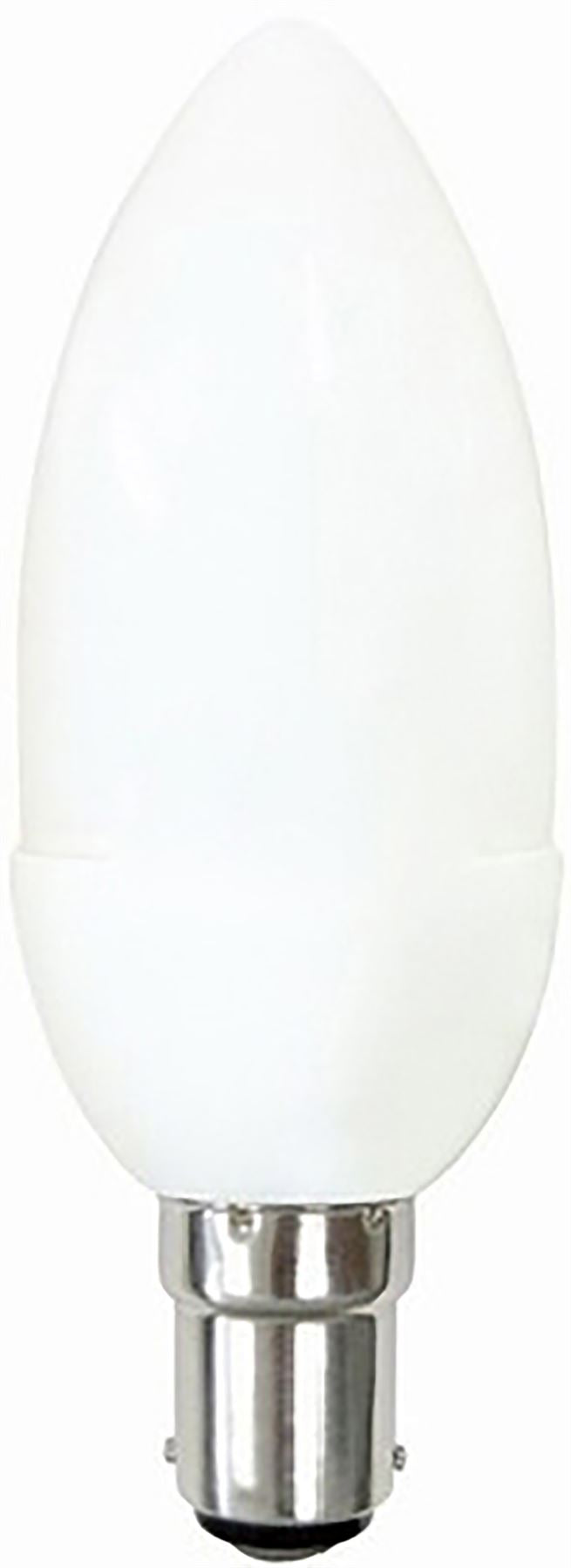 Luxram Extra Mini Sup Candle Extra Mini Supreme Candle B15 9W 2700K Compact Fluorescent Compact