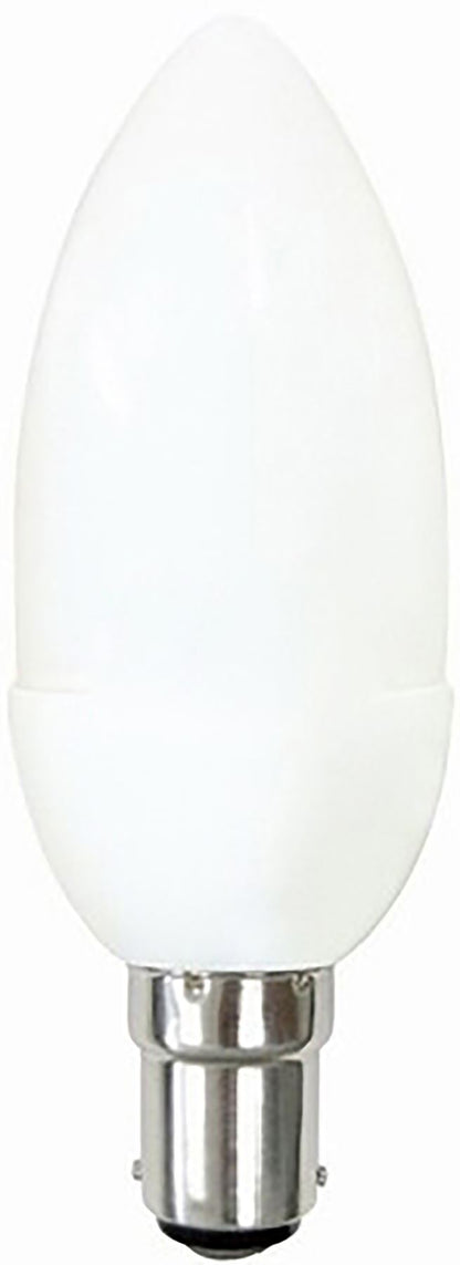 Luxram Extra Mini Sup Candle Extra Mini Supreme Candle B15 9W 2700K Compact Fluorescent Compact