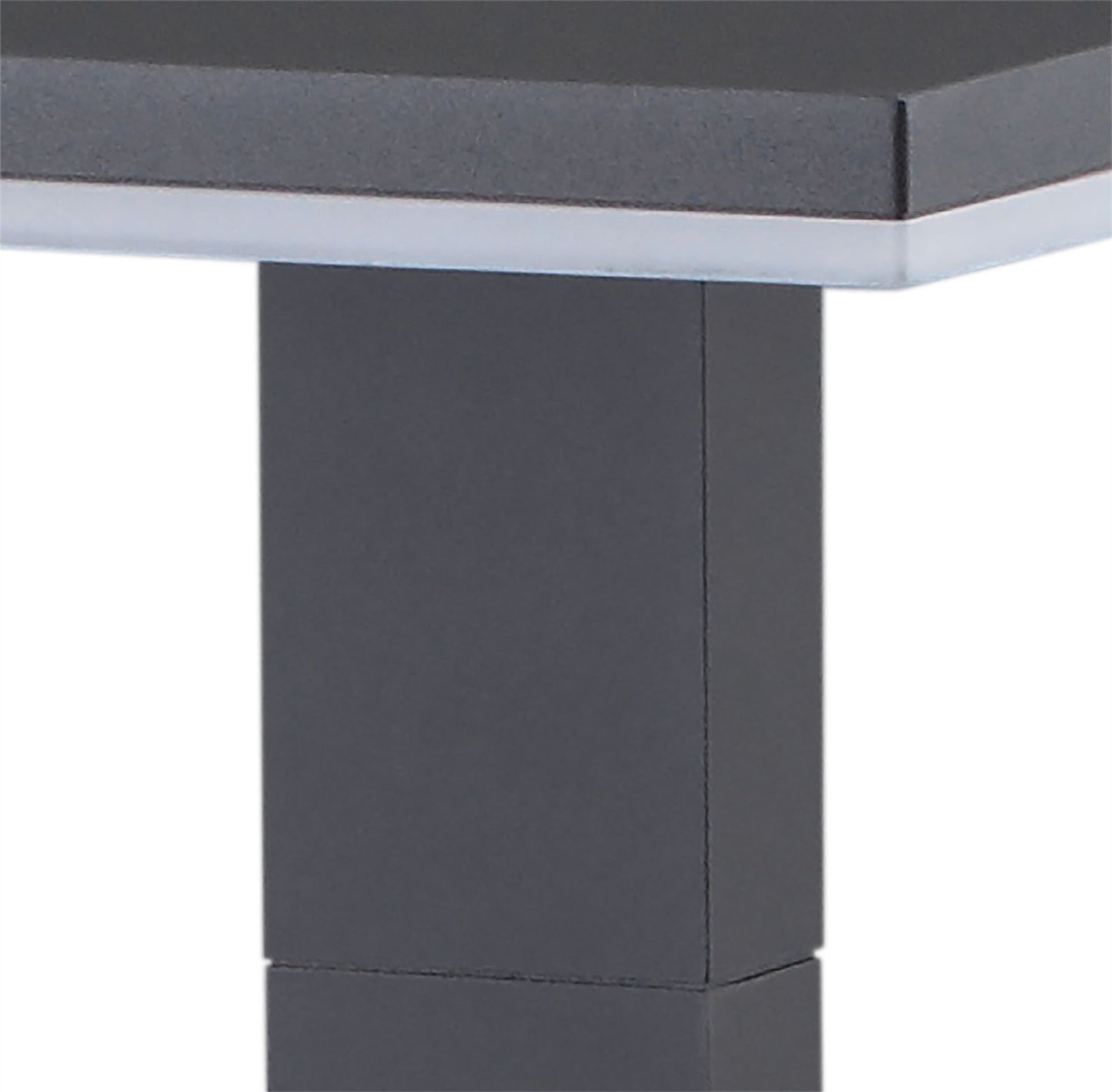 Mantra Fusion Tignes Pillar Lamp, 10W LED, 3000K, 700lm, IP54, Anthracite, 3yrs Warranty