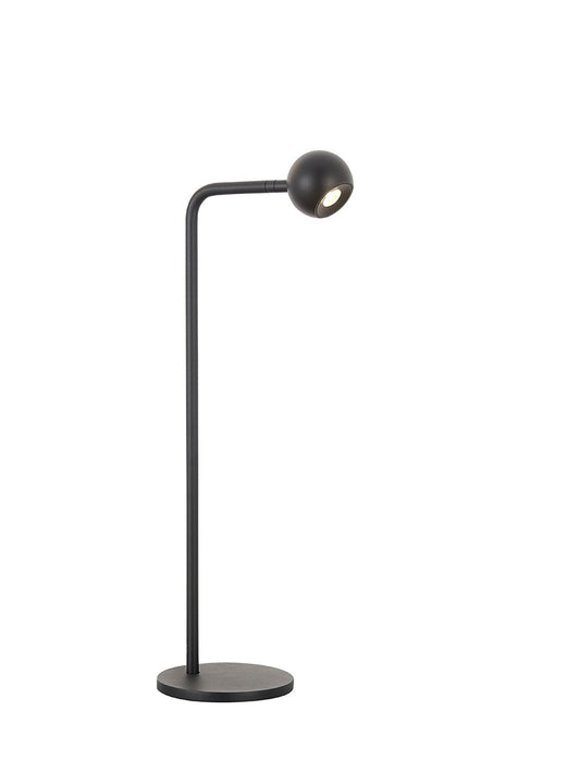 Mantra Fusion Eyes 55.5cm Table Lamp, 6W LED, 3000K, 390lm, Sand Black, 3yrs Warranty