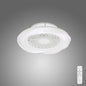 Boreal 62cm 70W LED Dimmable Ceiling Light With Built-In 35W DC Reversible Fan, White Finish C/W Remote Control, 4200lm