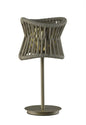 Mantra Fusion Polinesia 19cm Rechargeable Battery Operated Table Lamp, 2W LED, 3000K, 170lm, IP44, Beige Oscu, 2yrs Warranty