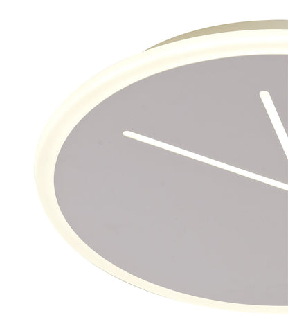 Mantra Fusion Kenzo 37.2cm Ceiling 37cm Round, 30W LED, 4000K, 2100lm, Sand White, 3yrs Warranty Ceiling