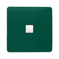 Trendi Artistic Modern Glossy Tactile Telephone Socket Dark Green
