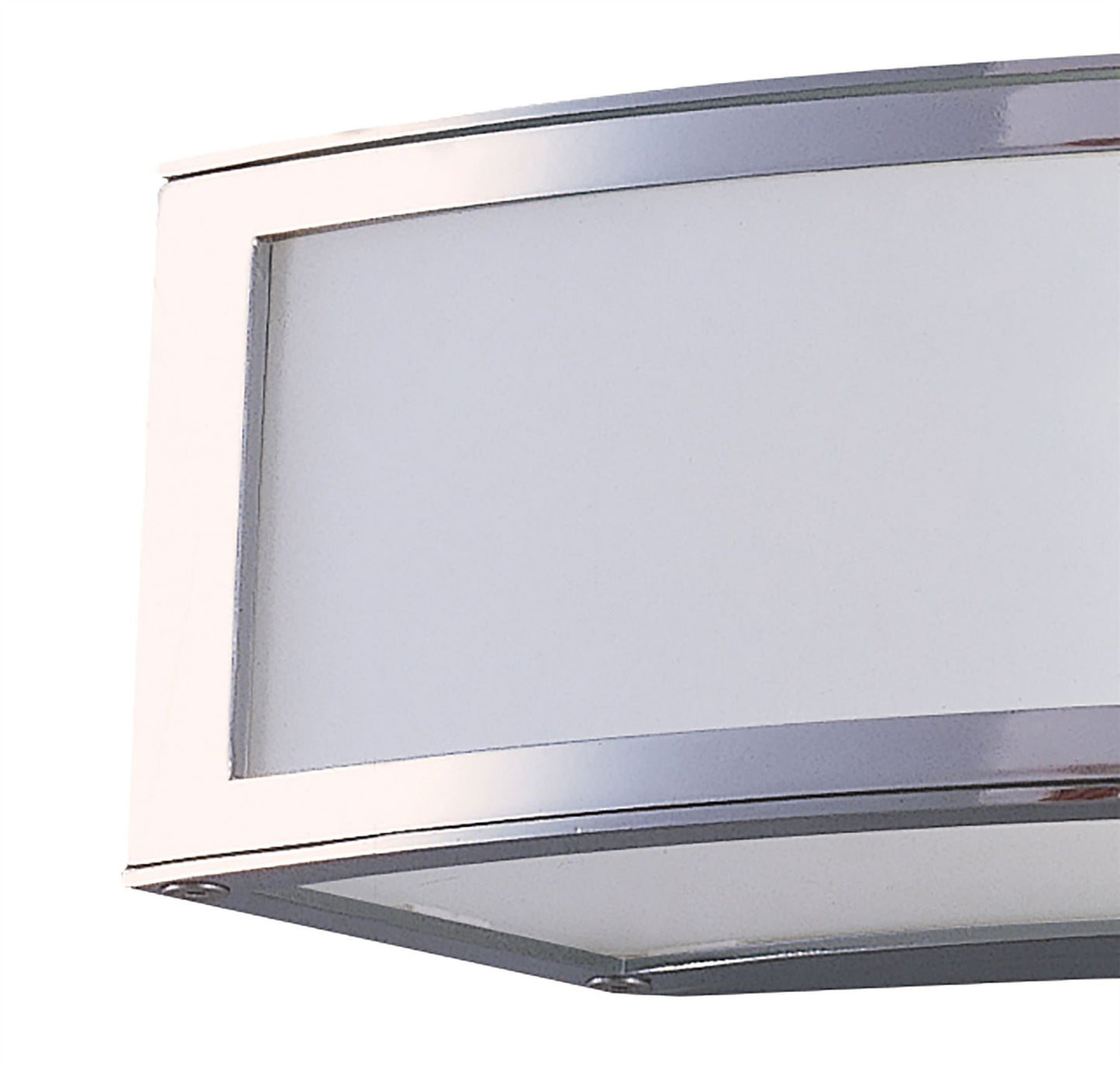 Mantra Duna GU10 Wall Light 1 Light L1/SGU10, Polished Chrome/White Acrylic, CFL Lamps INCLUDED
