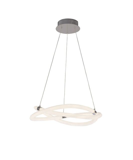 Mantra Infinity II 51cm Ceiling Light, 42W LED, 3000K, 3150lm, IP20, Chrome, 3yrs Warranty