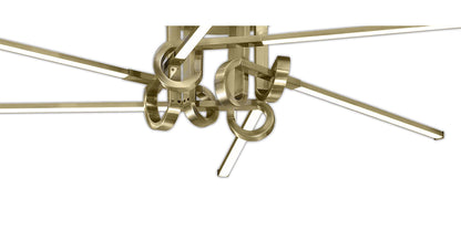 Mantra M6129 Cinto Ceiling 42W LED, 3000K, 3360lm, Antique Brass, 3yrs Warranty - M6129 Ceiling