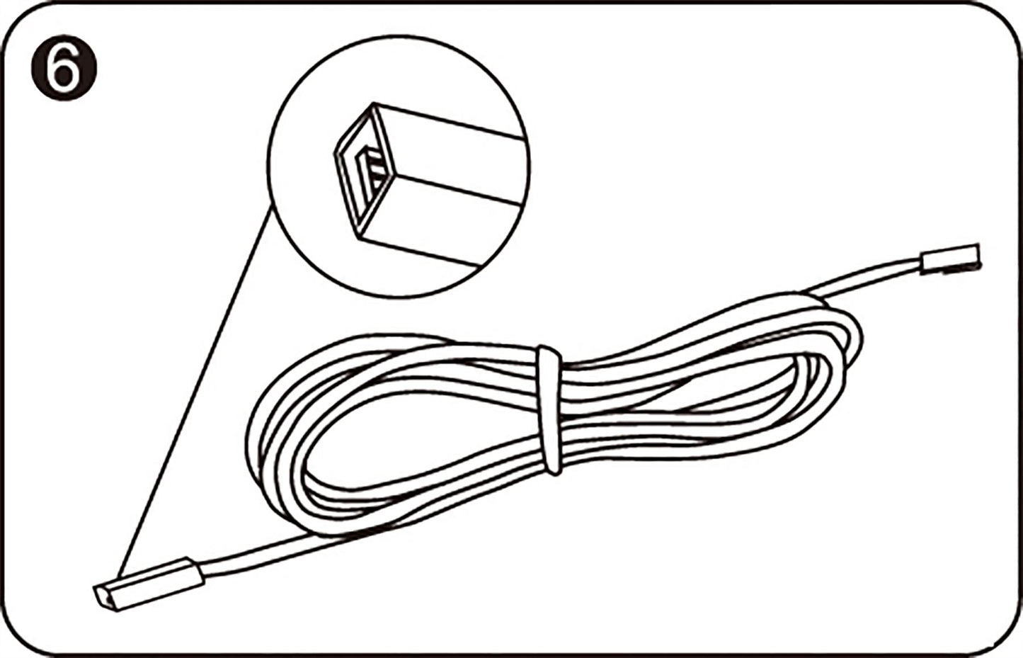 Techtouch Axis Driver Connecting Cable Multi-Colour 2.5m