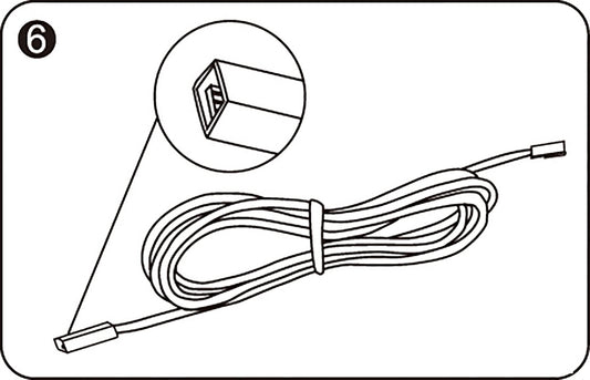 Techtouch Axis Driver Connecting Cable Multi-Colour 2.5m