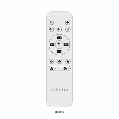 Boreal 62cm 70W LED Dimmable Ceiling Light With Built-In 35W DC Reversible Fan, White Finish C/W Remote Control, 4200lm