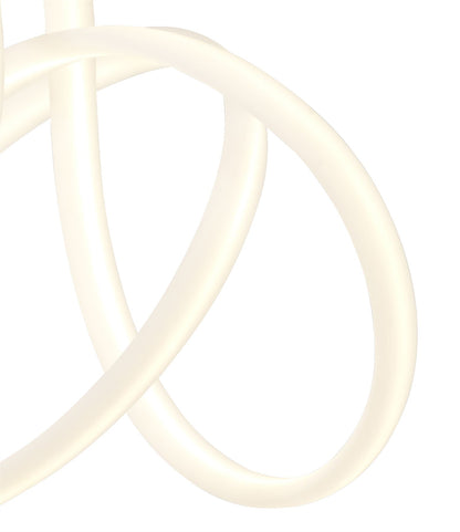 Mantra Armonia Semi Flush Large Ribbons, Dimmable, 60W LED, 3000K, 4500lm, Titanium/Frosted Acrylic, 3yrs Warranty Ceiling