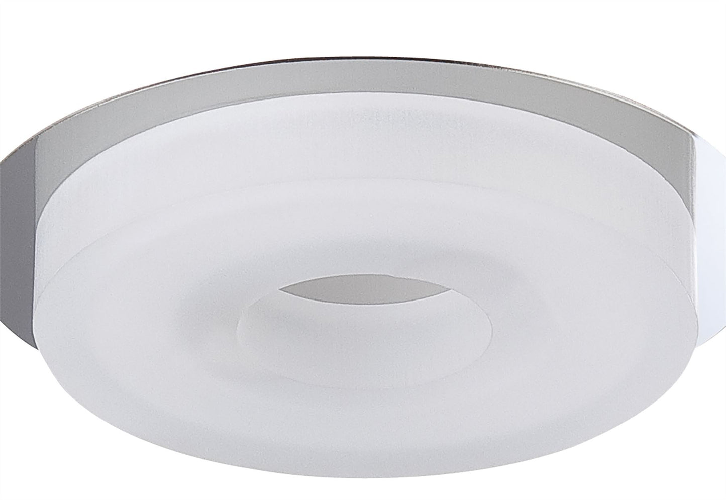 Mantra Fusion Marcel Recessed Down Light 6W LED Round 3000K IP44, 550lm, Polished Chrome/Frosted Acrylic, Cut Out: 70mm, Driver Included, 3yrs Warranty