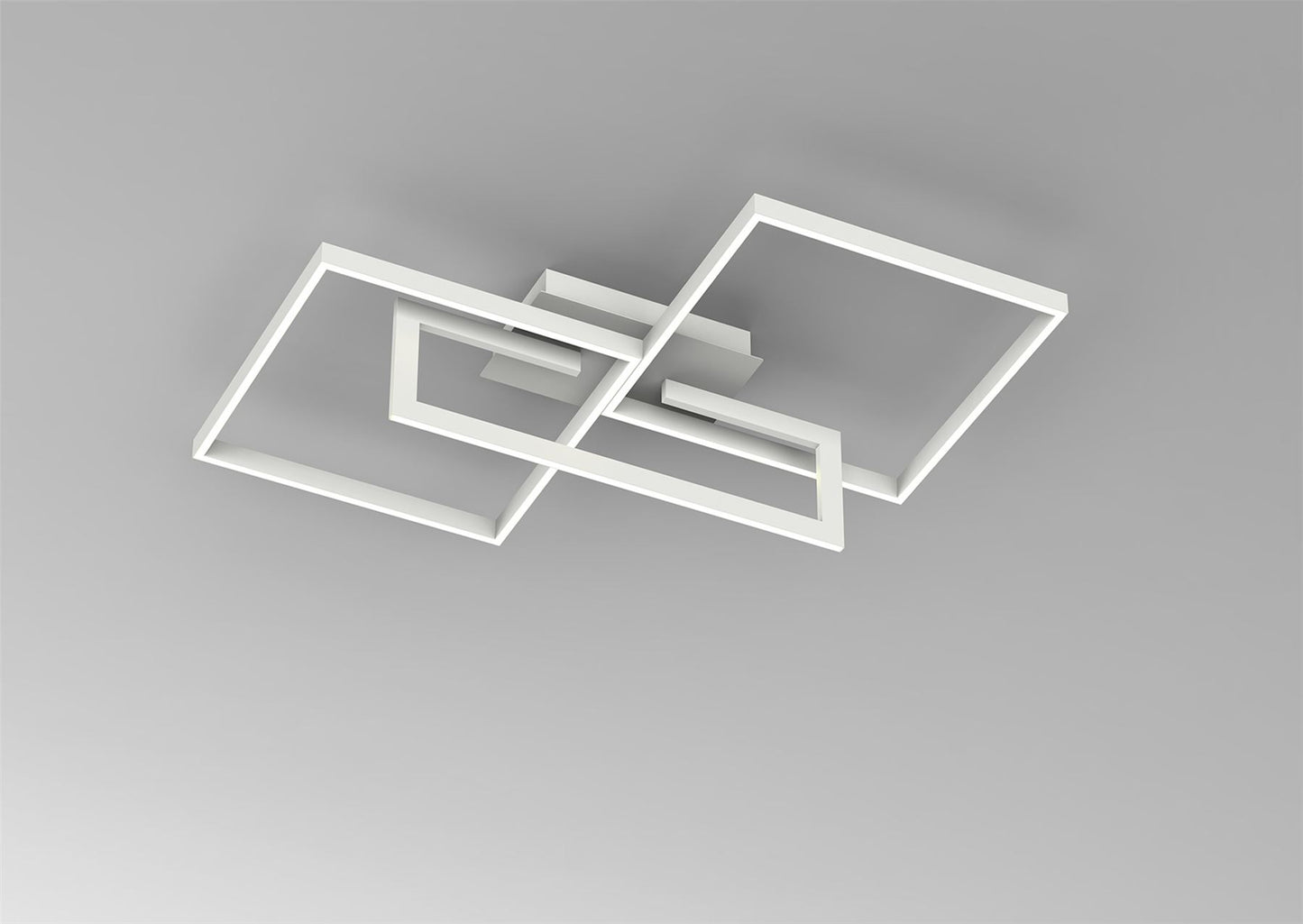 Mantra Fusion Mural Rectangular Ceiling Light, 48W LED, 3000K, 3840lm, IP20, Matt White, 3yrs Warranty