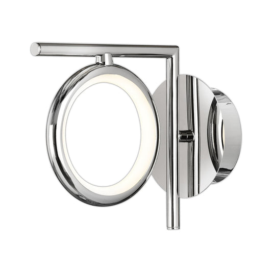 Mantra Olimpia Wall Light, 8W LED, 3000K, 600lm, IP20, Chrome, 3yrs Warranty