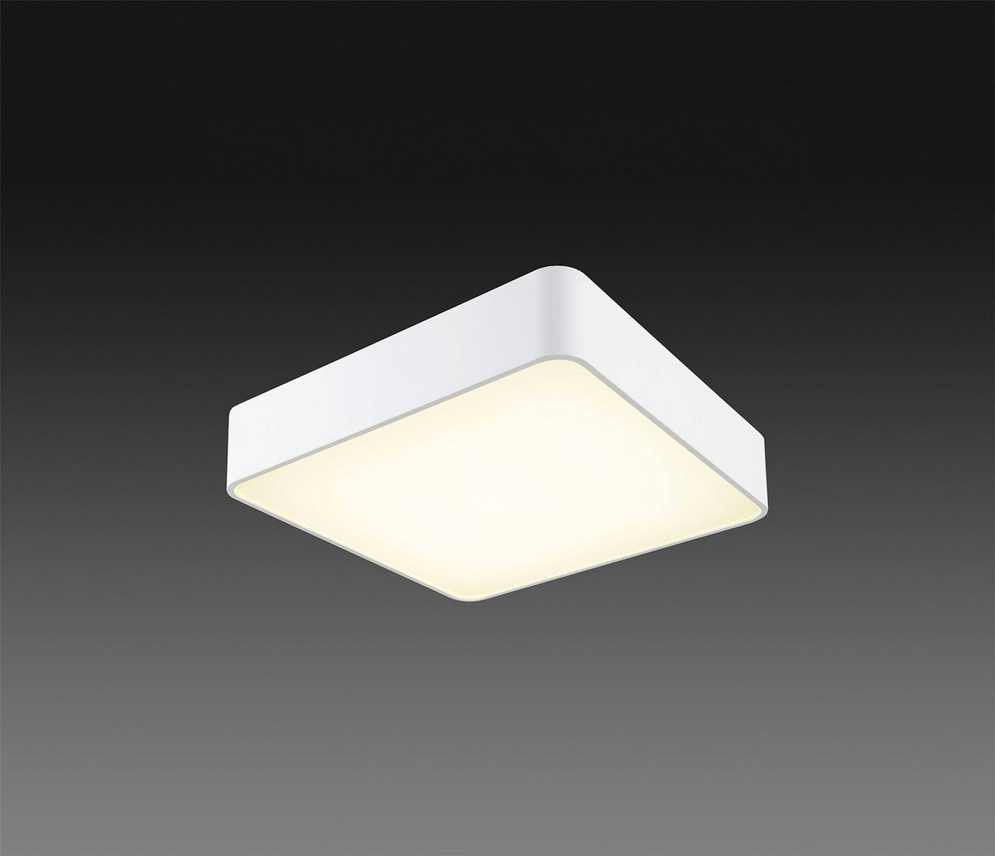 Mantra Fusion M6153 Cumbuco Ceiling 60cm Square, 80W LED, 3000K, 5650lm, White, 3yrs Warranty - M6153 Ceiling