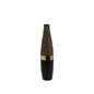 Diyas Home (DH) Mika Mosaic Vase Tall Black/French Gold Mosaic