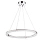 Mantra Fusion Taccia Taccía Pendant 28W LED Round 3000K, 2500lm, Polished Chrome/Frosted Acrylic, 3yrs Warranty