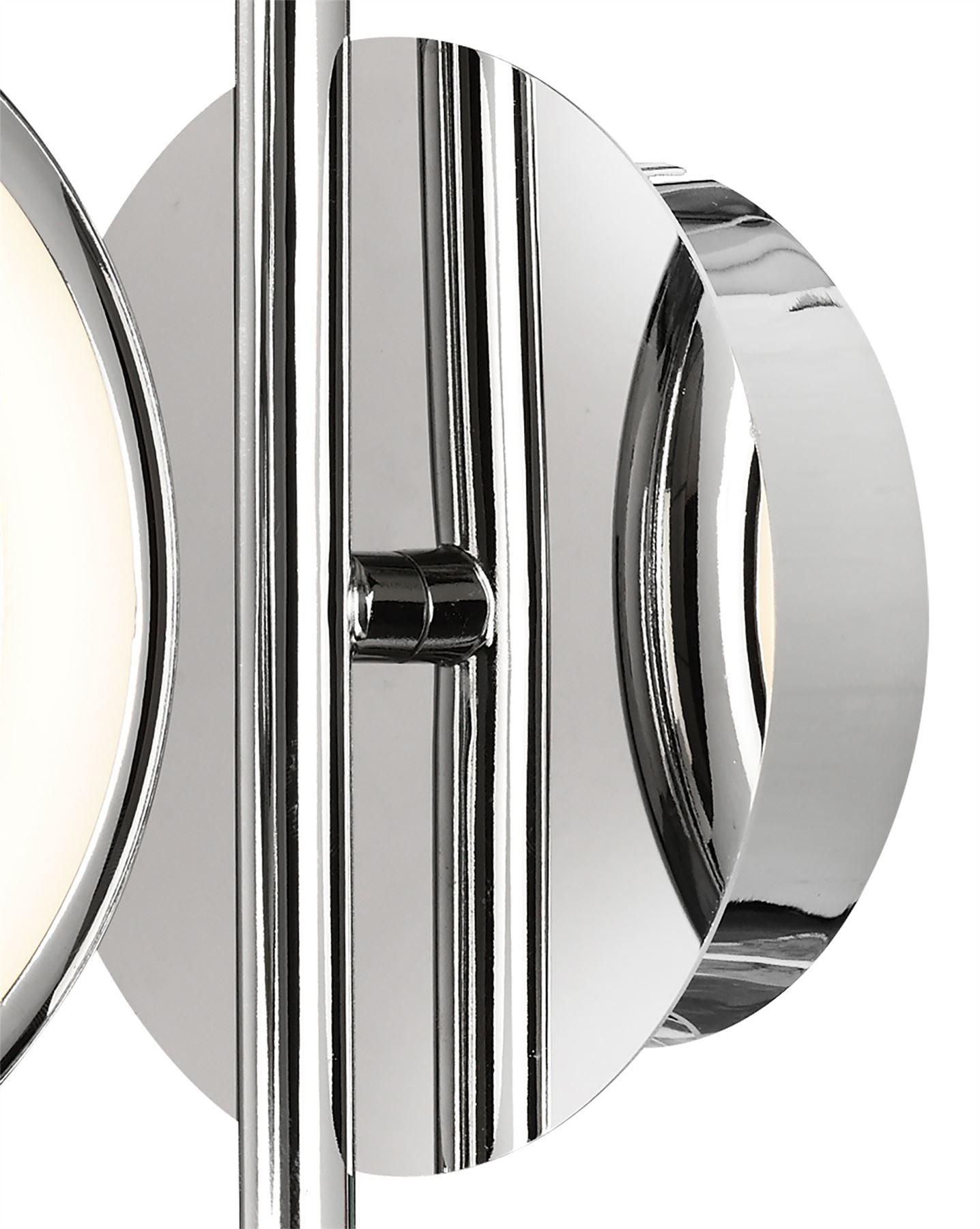 Mantra Olimpia Wall Light, 8W LED, 3000K, 600lm, IP20, Chrome, 3yrs Warranty