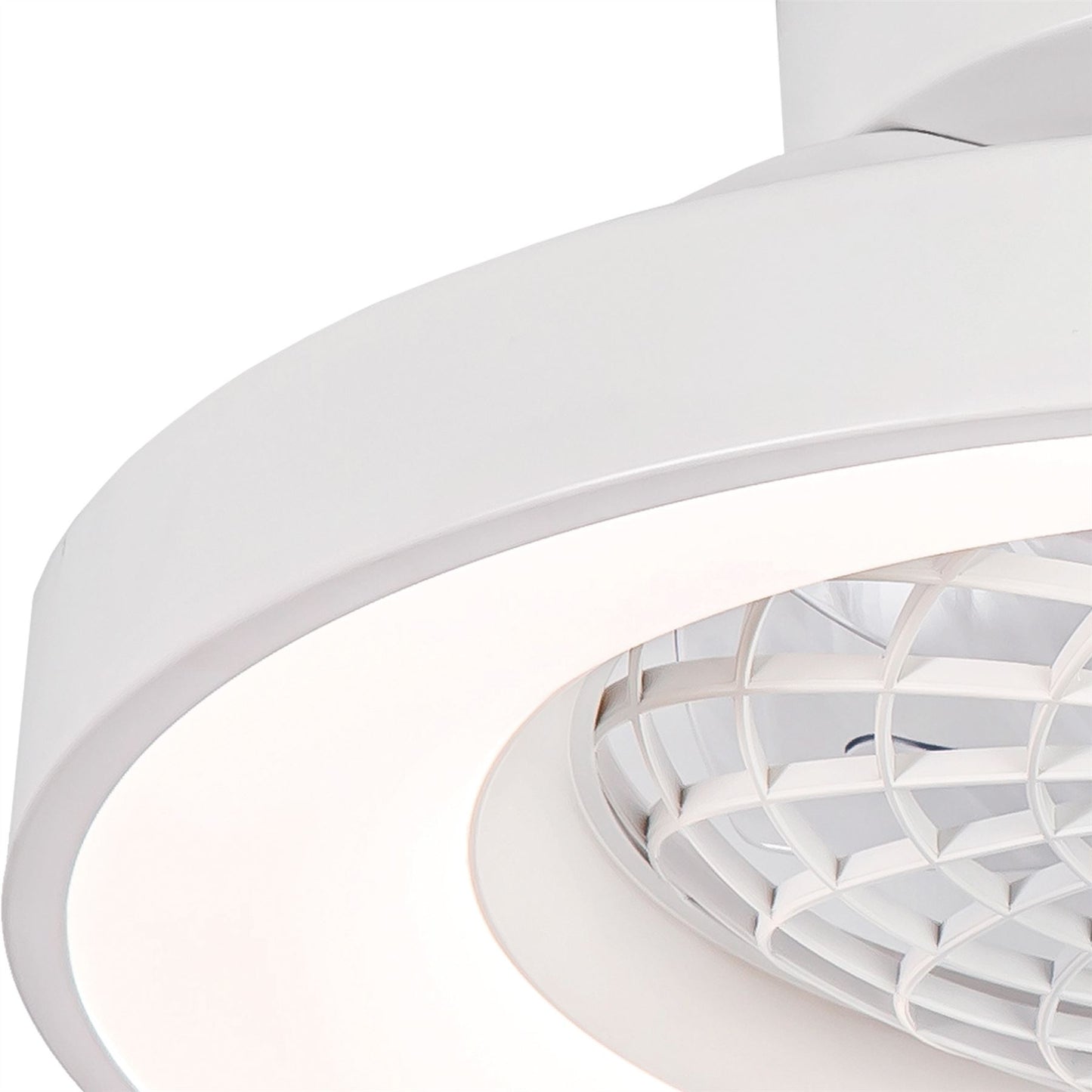 Tibet Mini 53cm 70W LED Dimmable Ceiling Light With 35W DC Reversible Fan, Remote, 3900lm, White, 5yrs Warranty