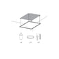 Techtouch Panel X2 Accessories Panel X2 Ecovision Suspension Kit, M3x7 screwx8pcs, Galvanized wirex4pcs, connector,screw anchor, M4x25 screwx4pcs Recessed