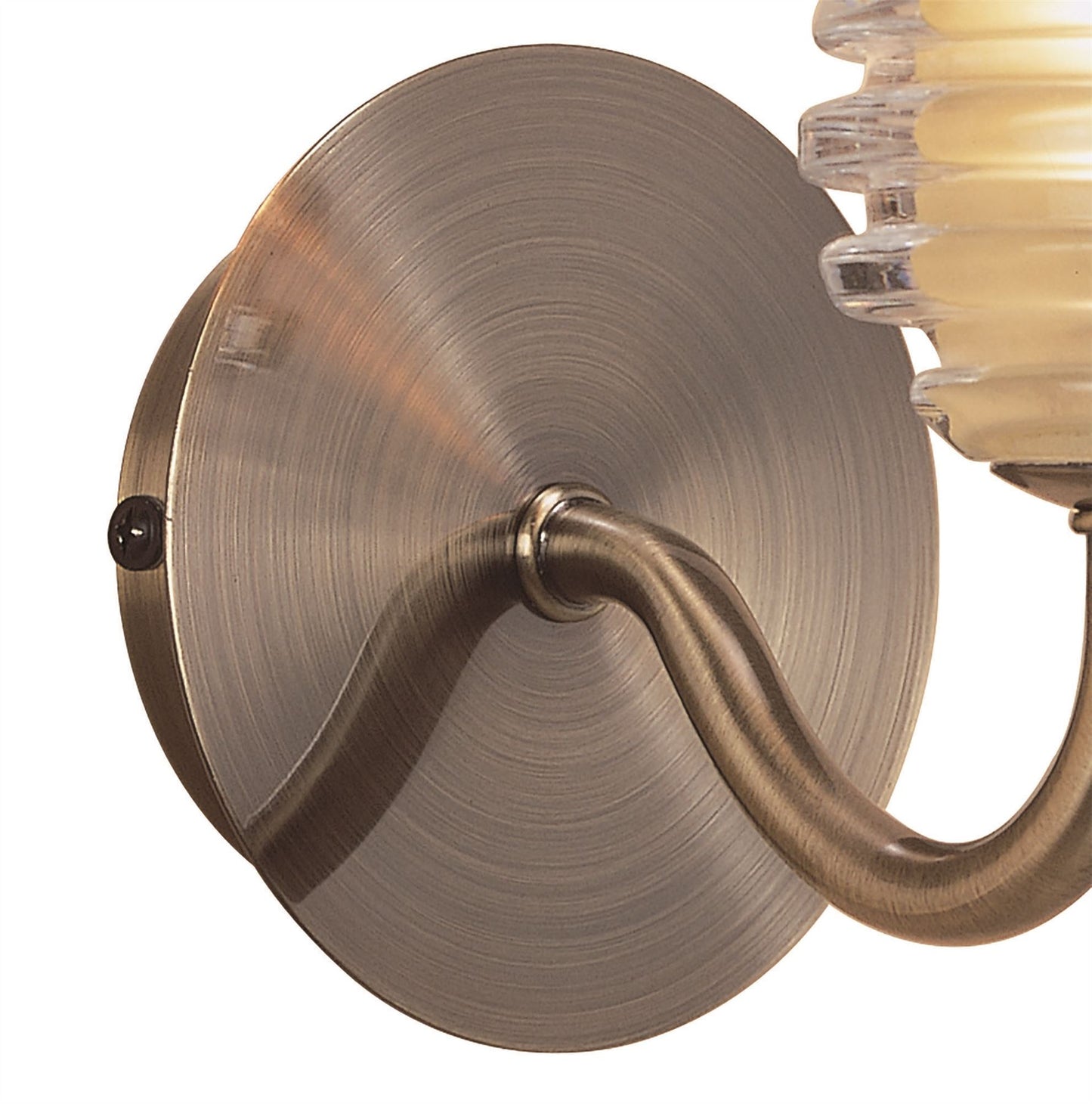 Mantra Sphere Wall Light Switched 1 Light G9, Antique Brass