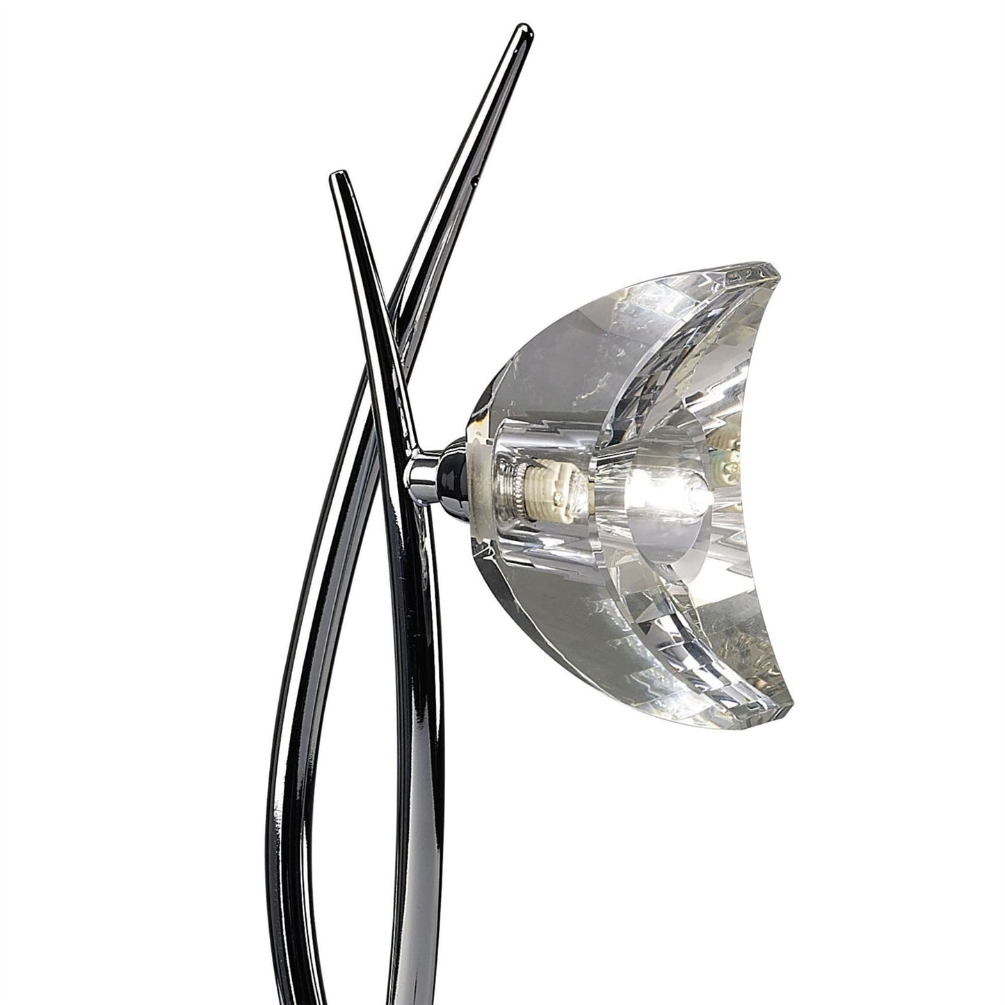 Mantra M1459 Eclipse Tall Table Lamp 1 Light G9, Polished Chrome
