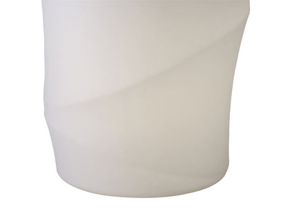 Mantra Bambu Tall Pot 2 Light E27 Outdoor IP65, Opal White