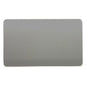 Trendi 2 Gang Artistic Modern Glossy Tactile Double Blanking Plate Light Grey