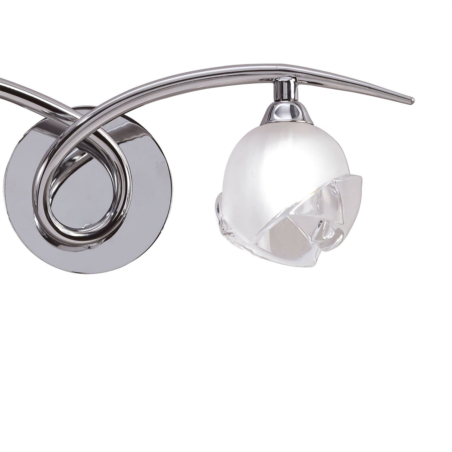 Mantra Fragma Wall Light Switched 2 Light G9, Polished Chrome