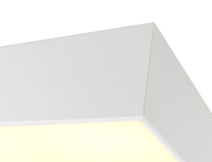 Mantra M6160 Mini Ceiling 60cm Square, 8 x E27 (Max 20W), White - M6160 Ceiling