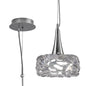 Mantra M3933 O2 Pendant 1 Light E27 Large, Polished Chrome