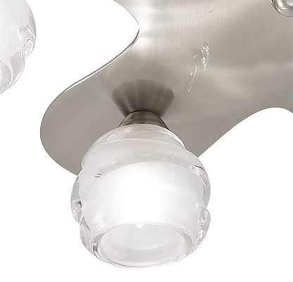Mantra M1819 Loop Ceiling 5 Light G9 ECO, Satin Nickel